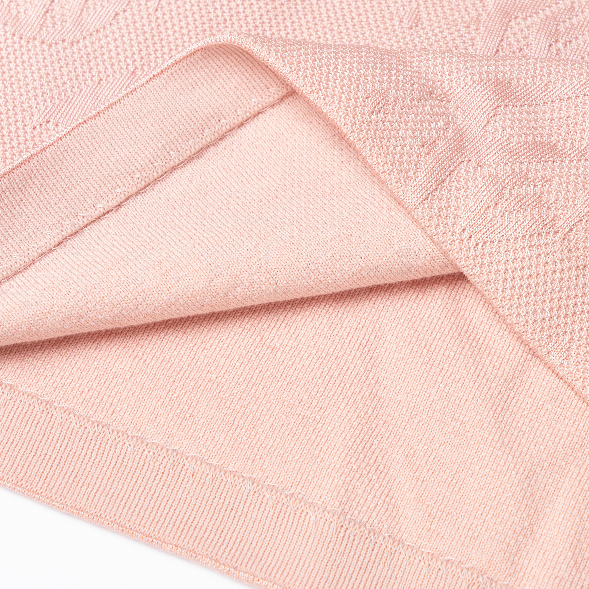 Details for (W) 펜디 SS22 핑크 로고 자카드 니트 미디 스커트 FZQ669AJFEF11AS