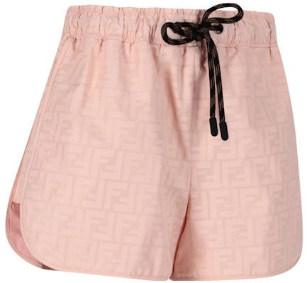 (W) フェンディ SS22 ピンク ロゴ プリント ストレートレッグ カジュアルショーツ. FAB279AGOBF1HTC Lookbook (W) フェンディ SS22 ピンク ロゴ プリント ストレートレッグ カジュアルショーツ. FAB279AGOBF1HTC