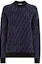 Order (Women) FENDI SS22 Purple Logo Print Crewneck Long Sleeve Sweater FZX860ALAPF10W3