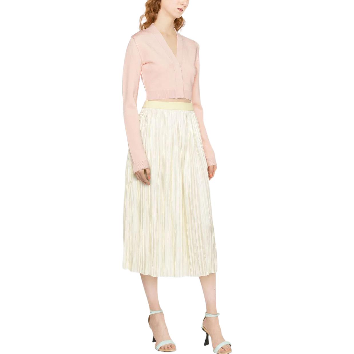 Lookbook (W) FENDI SS22 粉紅色V領長袖針織上衣 FZC941AJTHF11AS