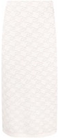 (Women) FENDI SS22 White High-Waisted Jacquard Logo Midi Skirt. FZQ643AHEDF1FLE (Women) FENDI SS22 White High-Waisted Jacquard Logo Midi Skirt. FZQ643AHEDF1FLE