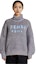 Shop (Women) FENDI SS22 Letter Pattern Embroidered Pullover Sweater Grey FZX761AIKAF0HH3