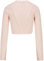 (W) FENDI SS22 Atasan Knit Lengan Panjang Cropped Warna Pink Wanita FZC942AJTLF1H3Y Lookbook (W) FENDI SS22 Atasan Knit Lengan Panjang Cropped Warna Pink Wanita FZC942AJTLF1H3Y