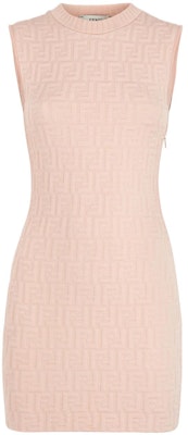 (Women) FENDI SS22 Pink Embossed Logo Sleeveless Dress for Women. FZDA13AJTEF11AS Order (Women) FENDI SS22 Pink Embossed Logo Sleeveless Dress for Women. FZDA13AJTEF11AS