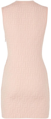 (Women) FENDI SS22 Pink Embossed Logo Sleeveless Dress for Women. FZDA13AJTEF11AS Lookbook (Women) FENDI SS22 Pink Embossed Logo Sleeveless Dress for Women. FZDA13AJTEF11AS