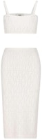 (Women) FENDI SS22 Solid Color FF Print Midi Camisole and High-Waist Skirt Set White . FZU511AJTLF0ZNM (Women) FENDI SS22 Solid Color FF Print Midi Camisole and High-Waist Skirt Set White . FZU511AJTLF0ZNM