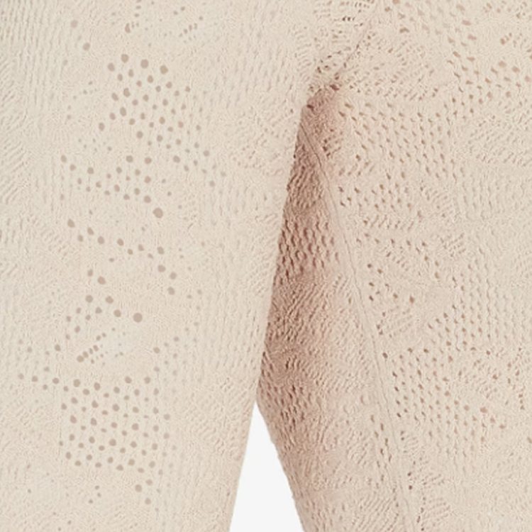 Details for (W) FENDI SS23 米色花卉刺繡高領針織毛衣 FZXA37AQ40F1M28