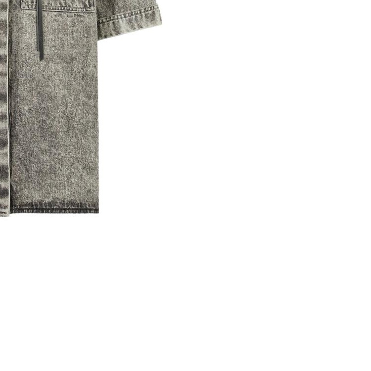 (Women) FENDI SS23  Grey Denim Short-Sleeve Shirt with Logo Embroidery. FLF725ANQJF084J 圖 8