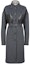 Buy (W) FENDI SS23 Grey Monochrome Coat Belted Single-Breasted. FF8853ALBSF1IHJ