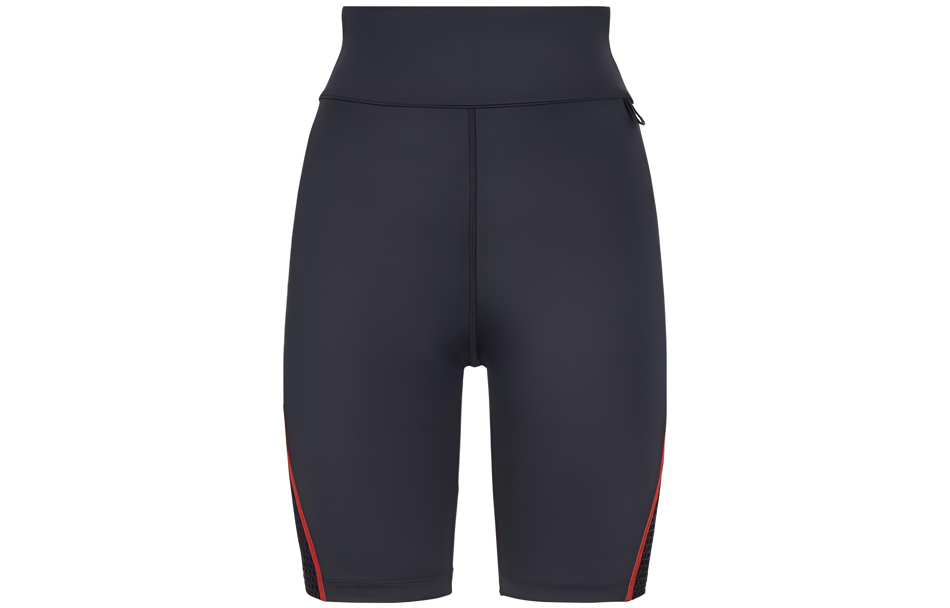 (Women) FENDI SS23  High-Waist Logo Print Cycling Shorts Blue. FAB309AK8JF0GME