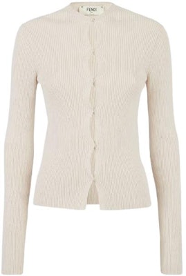 (Women) FENDI SS23 Ivory White Solid Color Round-Neck Knit Pullover Sweater. FZC963ANJBF084J Buy (Women) FENDI SS23 Ivory White Solid Color Round-Neck Knit Pullover Sweater. FZC963ANJBF084J
