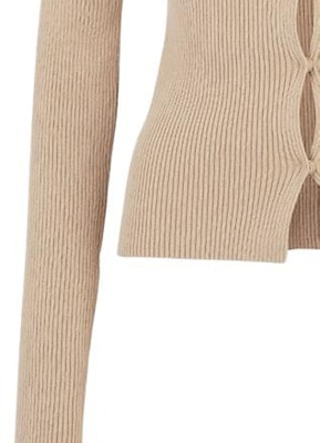 (W) FENDI SS23 卡其色長袖鏤空設計針織開襟衫 FZC963ANJBF1KE0 Sizing (W) FENDI SS23 卡其色長袖鏤空設計針織開襟衫 FZC963ANJBF1KE0