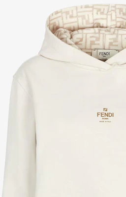 (W) FENDI SS23 Hoodie Logo Cetak Putih. FS8113AQ95F1M2A Purchase (W) FENDI SS23 Hoodie Logo Cetak Putih. FS8113AQ95F1M2A