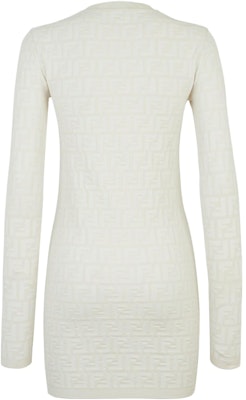 (Women) FENDI SS23 Monogram Print Long-Sleeve Dress. FZDB85AQ41F1M2A Lookbook (Women) FENDI SS23 Monogram Print Long-Sleeve Dress. FZDB85AQ41F1M2A