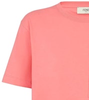 (W) FENDI SS23 粉色印花标志短袖拉链圆领T恤。 FS7389ANQSF1K9Y Cheap (W) FENDI SS23 粉色印花标志短袖拉链圆领T恤。 FS7389ANQSF1K9Y