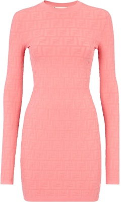 (Women) FENDI SS23 Pink Slim Fit Long Sleeve Midi Dress. FZDB13ANJPF1K9Y Order (Women) FENDI SS23 Pink Slim Fit Long Sleeve Midi Dress. FZDB13ANJPF1K9Y