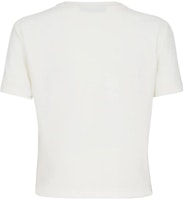 (W) FENDI SS23 Baju T Putih Pendek Logo Cetakan. FS7389AMGUF1KJ4 Lookbook (W) FENDI SS23 Baju T Putih Pendek Logo Cetakan. FS7389AMGUF1KJ4