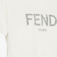 (W) FENDI SS23 Baju-T Putih Lengan Pendek dengan Cetakan Logo Huruf. FS9599AQ9AF1M2A Purchase (W) FENDI SS23 Baju-T Putih Lengan Pendek dengan Cetakan Logo Huruf. FS9599AQ9AF1M2A