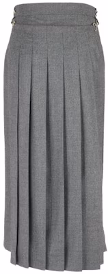 (Women) FENDI SS23 Grey High-Waisted Midi Casual Skirt. FQ7495AM3NF0-TDR Buy (Women) FENDI SS23 Grey High-Waisted Midi Casual Skirt. FQ7495AM3NF0-TDR