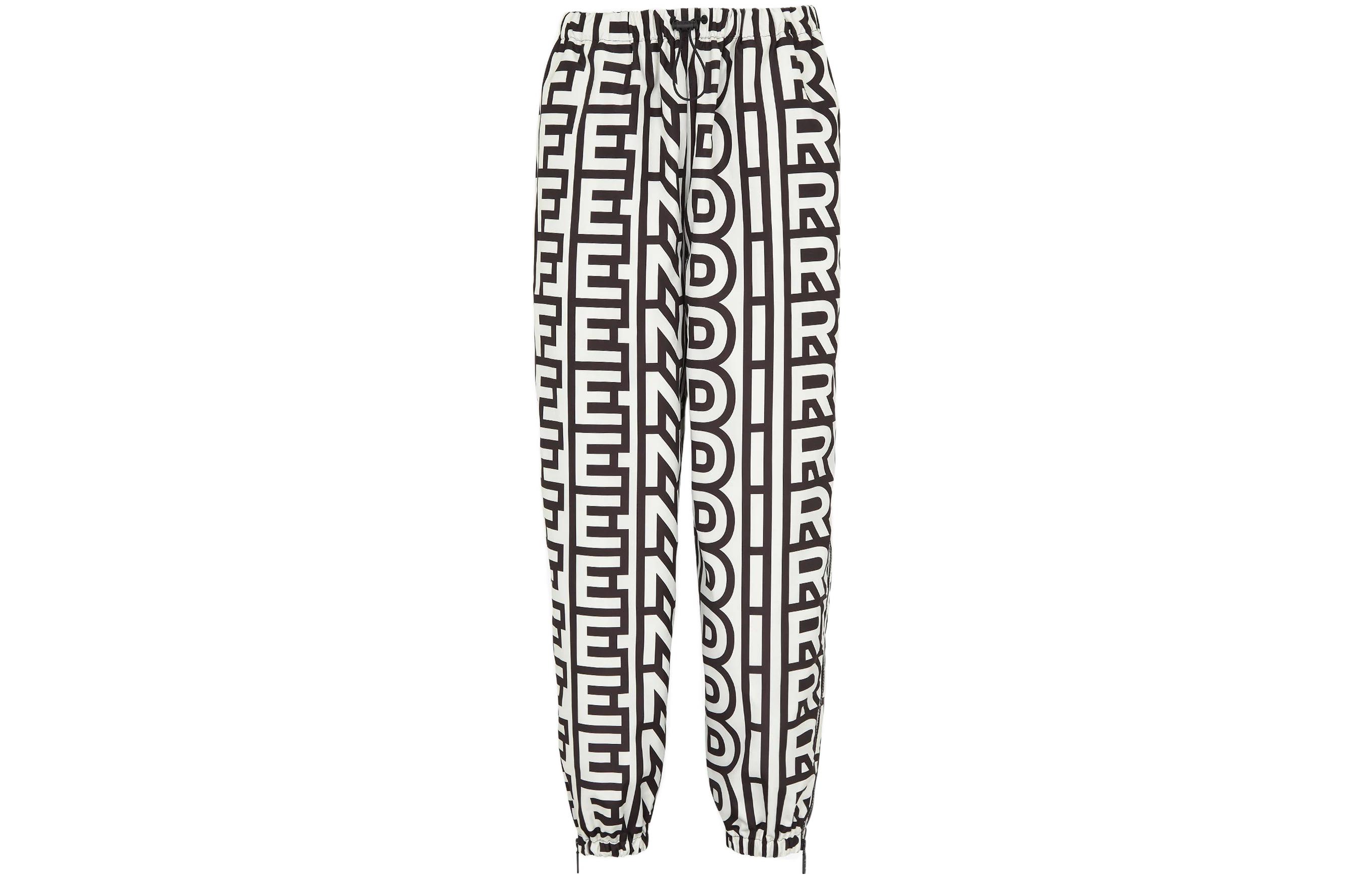 (Women) FENDI SS23 Roma Capsule Letter Logo Print Nylon Two-Tone Pants Women. FAB328AX9YF1KCV