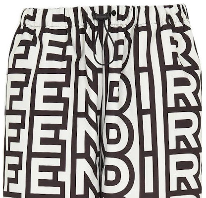 (Women) FENDI SS23 Roma Capsule Letter Logo Print Nylon Two-Tone Pants Women. FAB328AX9YF1KCV Details for (Women) FENDI SS23 Roma Capsule Letter Logo Print Nylon Two-Tone Pants Women. FAB328AX9YF1KCV
