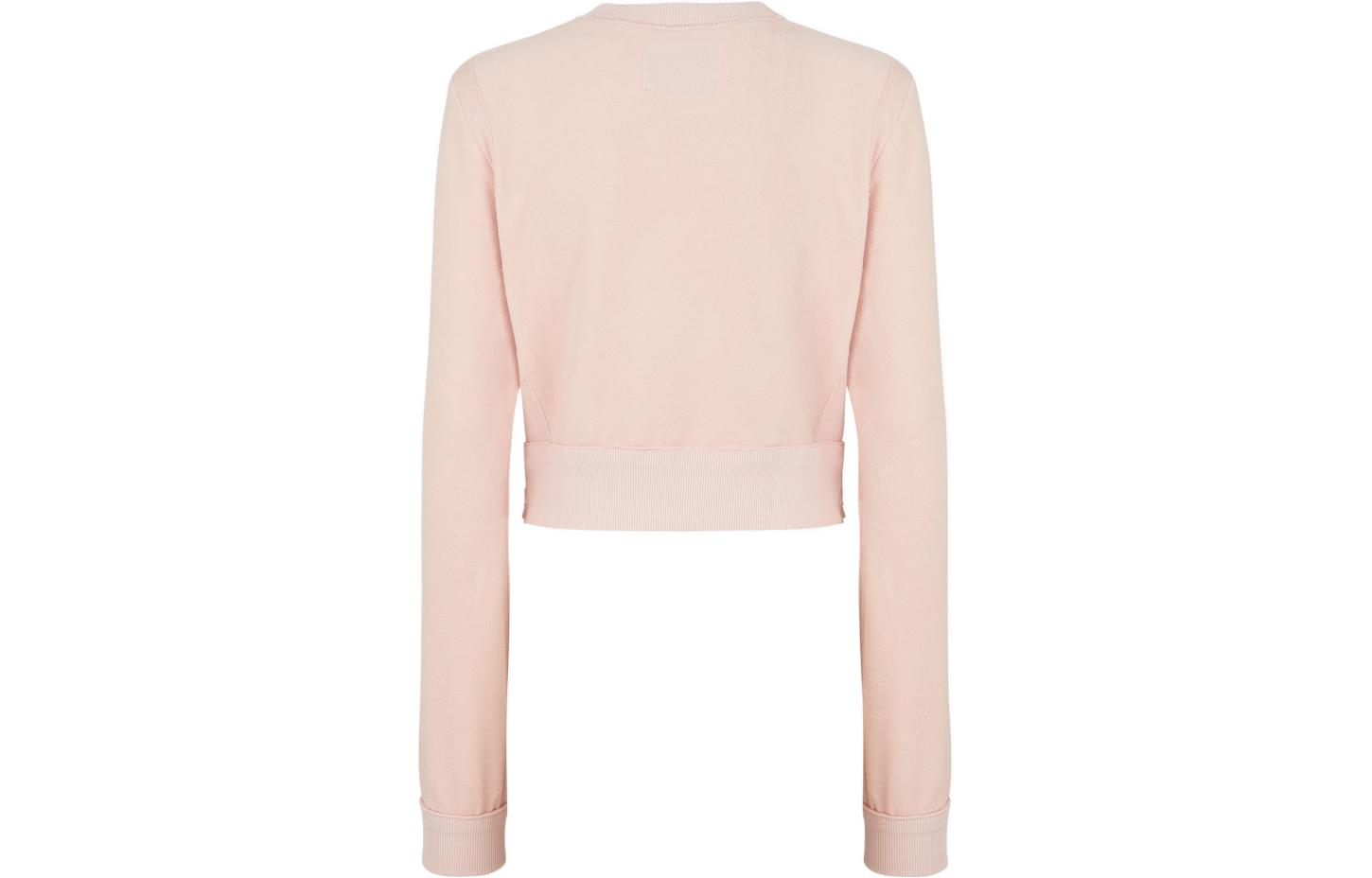 Lookbook (W) Fendi SS23 Roma 膠囊系列字母粉紅色圓領長袖上衣 女款 FS7948AMGTF1K1X