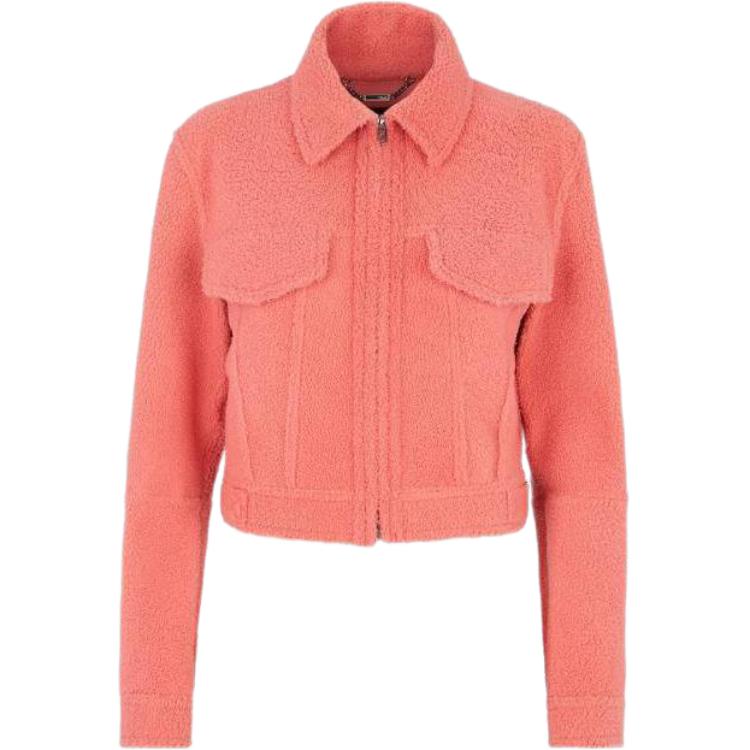 (Women) Fendi SS23 Solid Color Zip-Up Jacket Red FM5340ANE3F1K9Y