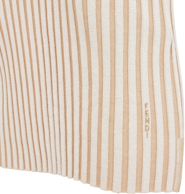 (Women) FENDI SS24 Beige Slim Fit Maxi Dress with Logo Embroidery & Stripes. FZDC76ARVJF1PH7 Shop (Women) FENDI SS24 Beige Slim Fit Maxi Dress with Logo Embroidery & Stripes. FZDC76ARVJF1PH7