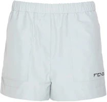 Order (W) FENDI SS24 透明藍色Logo抽繩短褲. FAB368AQB0F08S8