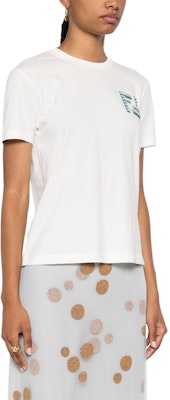 (Women) FENDI SS24 White Logo Crewneck Short-Sleeve T-Shirt. FS7254AT1UF1J7U Purchase (Women) FENDI SS24 White Logo Crewneck Short-Sleeve T-Shirt. FS7254AT1UF1J7U