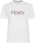 Buy (W) FENDI SS24 Kaos Wanita Lengan Pendek Logo Putih Crew Neck FS7254AS8GF0ZNM