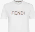 Details for (W) FENDI SS24 Kaos Wanita Lengan Pendek Logo Putih Crew Neck FS7254AS8GF0ZNM
