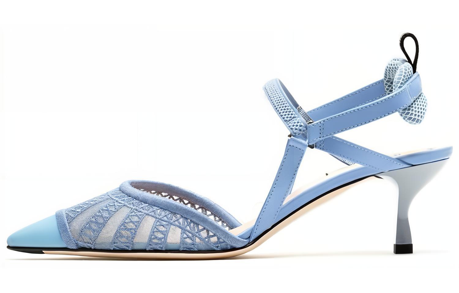 (Women) Fendi Stiletto Heels 'Blue Pointed Toe' 8J8105AEH4F1D1S