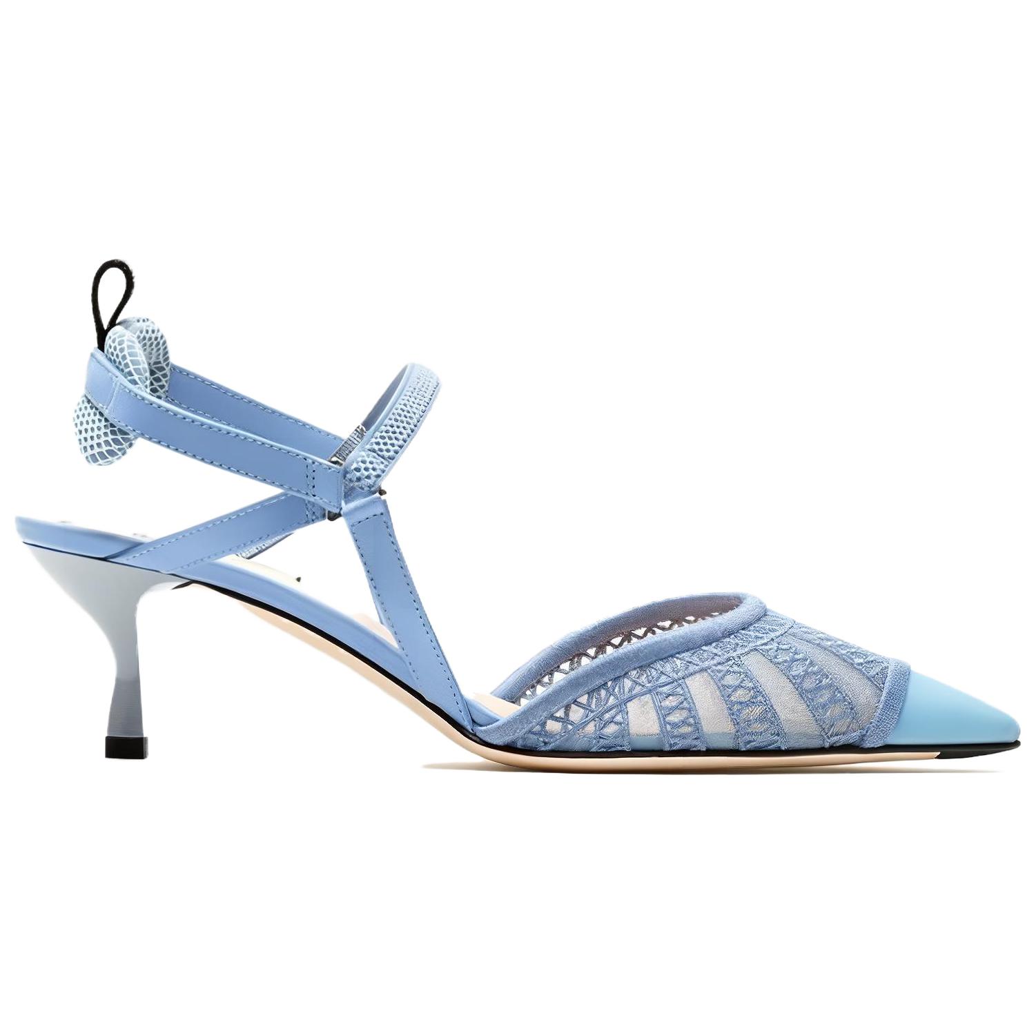 (W) Fendi Stiletto Heels 'Blue Pointed Toe' 圖 2