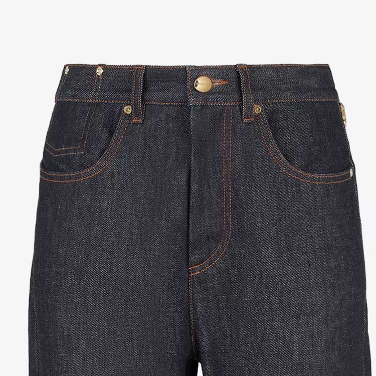 Purchase (W) 芬迪直筒五口袋休闲牛仔裤 女士蓝色款 FLP797AQ90F1M2F