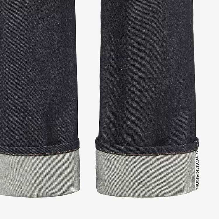 Cheap (W) 芬迪直筒五口袋休闲牛仔裤 女士蓝色款 FLP797AQ90F1M2F