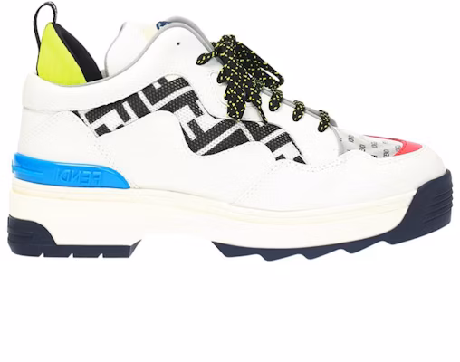 (Women) Fendi T-Rex Leather High Sole 'White Blue Green' 8E6829A63Z-F15VA Order (Women) Fendi T-Rex Leather High Sole 'White Blue Green' 8E6829A63Z-F15VA