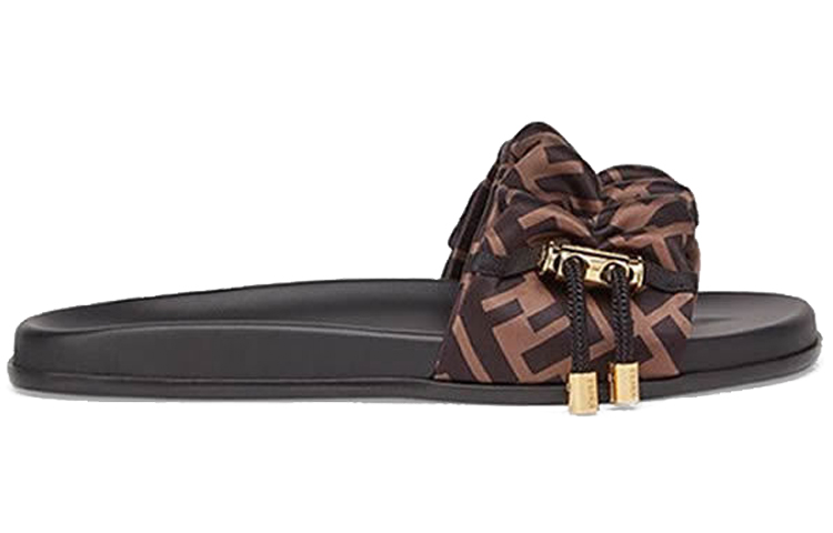 Order (W) 芬迪 Vertigo 拖鞋 '棕色' 8X8142-AE7S-F0R7V