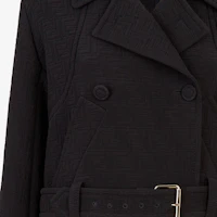 Details for (Women) FENDI Women’s Double-Breasted Slim Fit Casual Jacket Black. FJ7456AXASF0GME