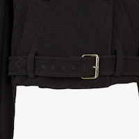 Sizing (Women) FENDI Women’s Double-Breasted Slim Fit Casual Jacket Black. FJ7456AXASF0GME