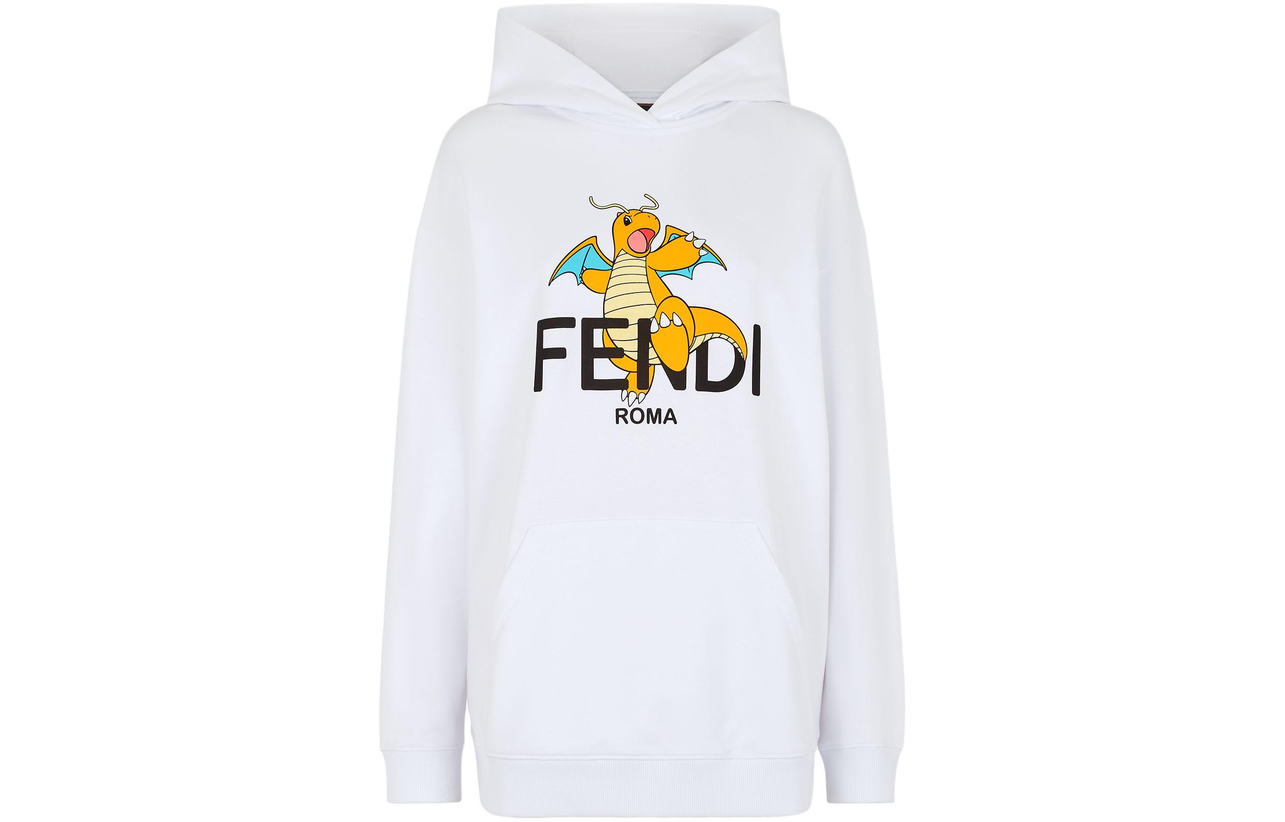 Order (W) 펜디 x 포켓몬 로고 프린트 긴팔 스웨트셔츠 SS24. FS9627AQFYF0GME