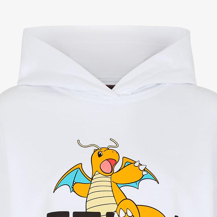 Purchase (W) 펜디 x 포켓몬 로고 프린트 긴팔 스웨트셔츠 SS24. FS9627AQFYF0GME