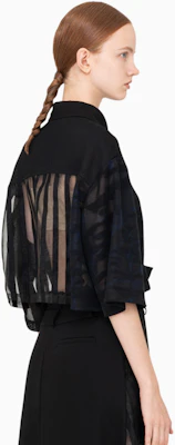 (W) 冯晨华黑色短袖纽扣衬衫 FWS15SR04 Purchase (W) 冯晨华黑色短袖纽扣衬衫 FWS15SR04