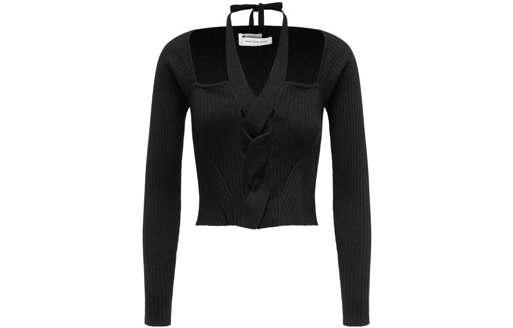 (Women) Feng Chen Wang  Halter Neck Solid Color Knit Sweater. FWF16KT13B