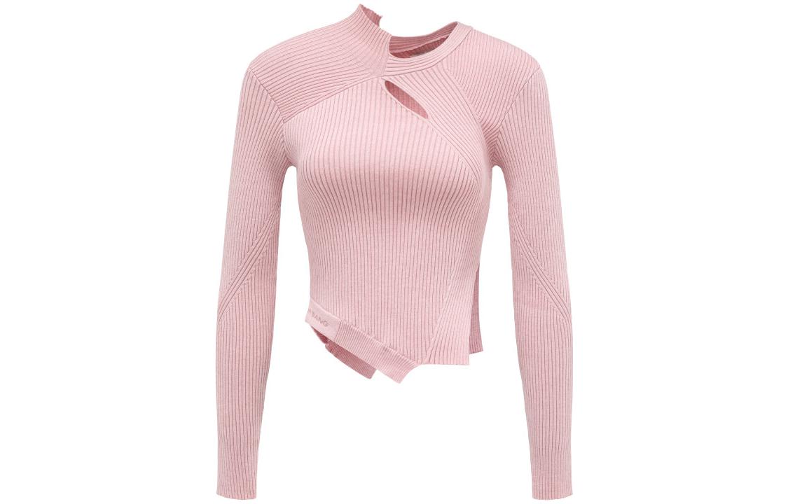 Cheap (W) Feng Chen Wang Suéter de Punto con Cortes Irregulares - Diseño Color Sólido FWF16KT14B