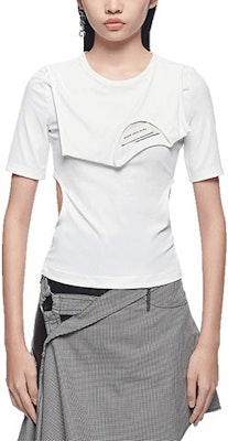 (W) Camiseta de Algodón Blanca Cuello Dual FENG CHEN WANG FW21. FF12TSH708W Buy (W) Camiseta de Algodón Blanca Cuello Dual FENG CHEN WANG FW21. FF12TSH708W