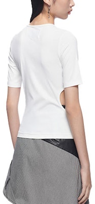 (W) Camiseta de Algodón Blanca Cuello Dual FENG CHEN WANG FW21. FF12TSH708W Lookbook (W) Camiseta de Algodón Blanca Cuello Dual FENG CHEN WANG FW21. FF12TSH708W