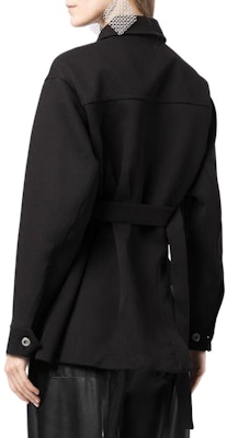 (W) Chaqueta Negra de Manga Larga con Logo Feng Chen Wang FW22. FWF14JK10 Purchase (W) Chaqueta Negra de Manga Larga con Logo Feng Chen Wang FW22. FWF14JK10