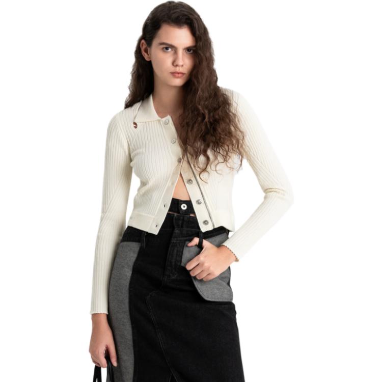 Sizing (W) Suéter de Punto Color Sólido Feng Chen Wang. FWF16KT04B