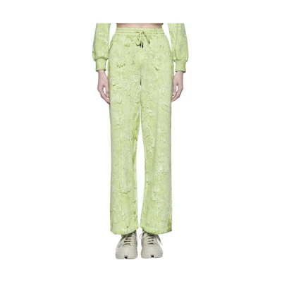 (Women) Feng Chen Wang SS22 Green Tie-Dye Artistic Design Casual Pants FWS13TR09